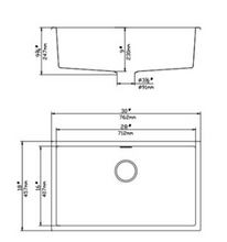 Charger l'image dans la galerie, Évier noir 30x18