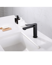 Charger l'image dans la galerie, Kit robinetterie arrondie 3 morceaux noir mât