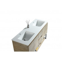 Charger l'image dans la galerie, Vanité double Berlin 60" Forest oak