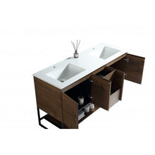 Charger l'image dans la galerie, Vanité double Berlin 60" caramel oak