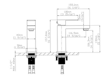 Charger l'image dans la galerie, Robinet de lavabo Or brossé avec drain