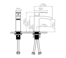 Charger l'image dans la galerie, Robinet de lavabo noir