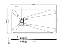 Charger l'image dans la galerie, Base de douche Brizo noire 60x32