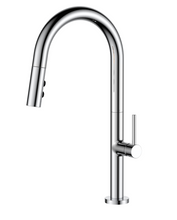 Charger l'image dans la galerie, Robinet de cuisine à bec rétractable fini chrome