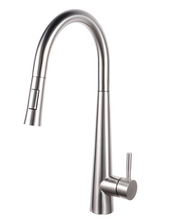 Charger l'image dans la galerie, Robinet de cuisine à bec rétractable fini nickel brossé