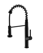 Charger l'image dans la galerie, Robinet de cuisine style chef fini noir mât