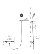 Charger l'image dans la galerie, Robinetterie de douche chrome thermostatique