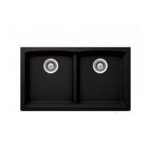 Charger l'image dans la galerie, Évier en granite double sous plan à cuves basses 33" x 18"