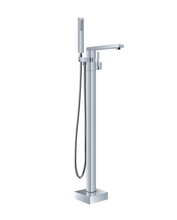 Charger l'image dans la galerie, Robinet de bain autoportant carré fini chrome