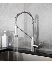 Charger l'image dans la galerie, Robinet de cuisine style chef fini nickel brossé