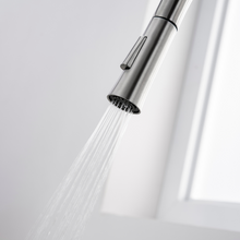 Charger l'image dans la galerie, Robinet de cuisine à bec rétractable fini nickel brossé