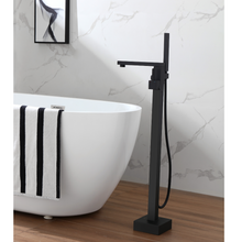 Charger l'image dans la galerie, Robinet de bain autoportant noir mât