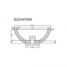 Charger l'image dans la galerie, Lavabo en marbre Fregona 16"