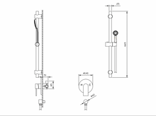 Charger l'image dans la galerie, Robinetterie de douche noire

