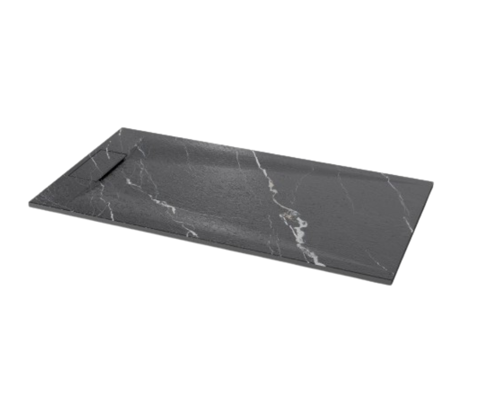 Base de douche Brizo Carrera noire 48x36