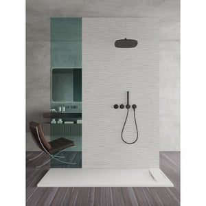 Base de douche Brizo blanche 48x32