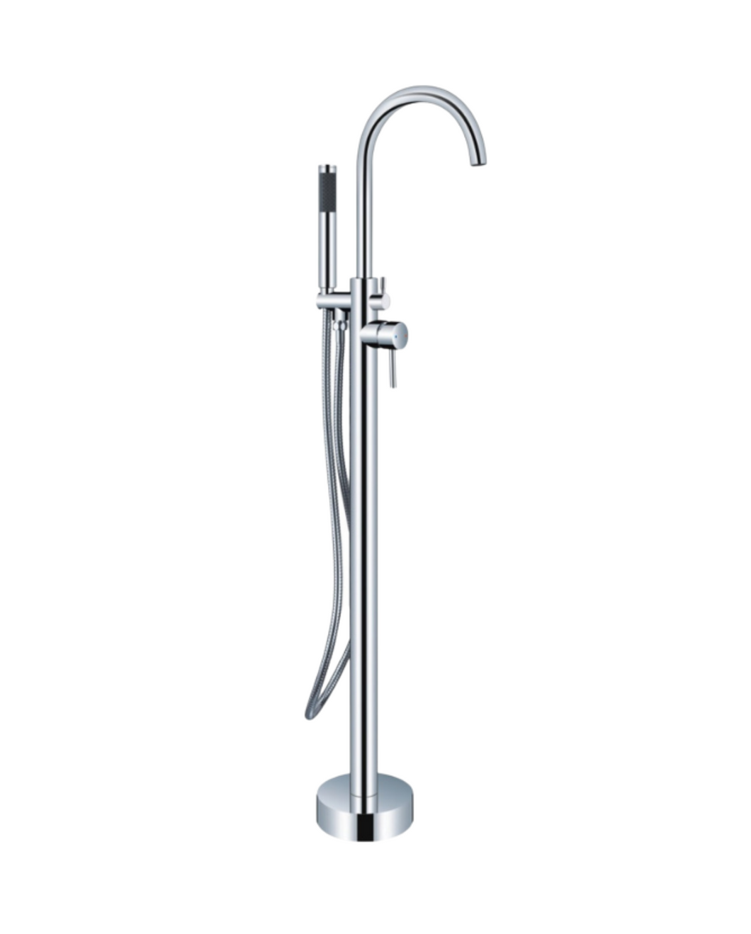 Robinet de bain autoportant chrome