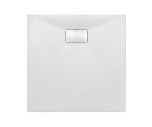 Base de douche Brizo blanche 36x36