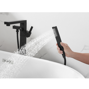 Robinet de bain autoportant noir mât EVÕ