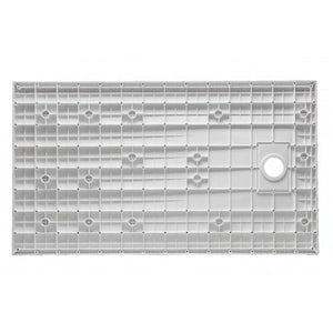 Base de douche Brizo Carrara blanche 60x36