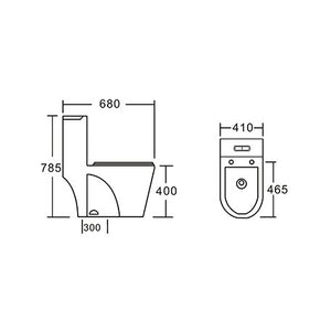 Kala, toilette monopièce